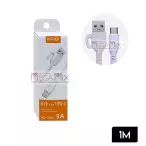 Cabo de Dados USB + Tipo C 15W 1M KD-105C - Kaidi