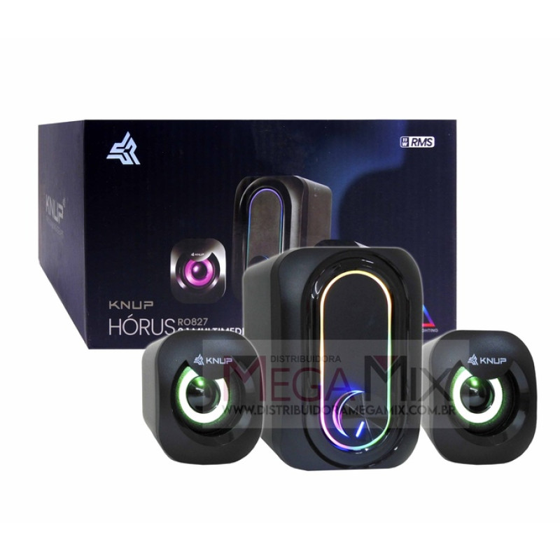 Som para PC/Notebook KP-RO827 - Knup | Mega Mix