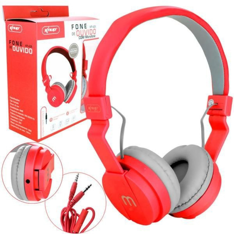 Fone de Ouvido c/Microfone KP-428 - Knup