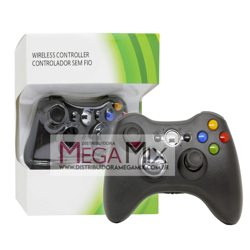 Controle Xbox X-360 sem Fio LP FR-2120