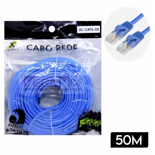 Cabo de Rede CAT6/UTP 50M XC-CAT6-50 - X-Cell