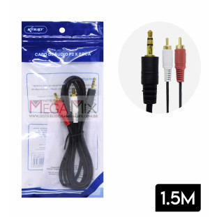 Cabo P2 + 2 RCA 1.5M KP-PR201 - Knup