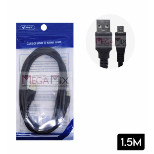 Cabo USB + USB Mini (V3) 1.5M KP-YP5011 - Knup