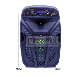 Caixa de Som Bluetooth 6,5" 15W D-S6105 - Grasep