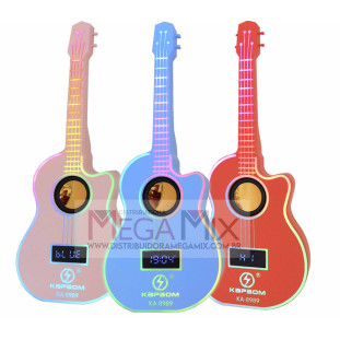 Caixa de Som Bluetooth (Violão) 10W KA-8989 - Kapbom