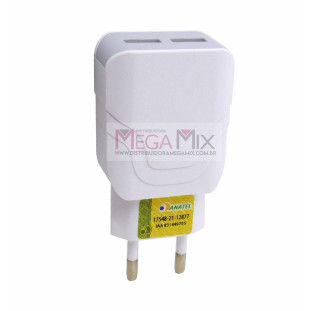 Carregador com 2 USB 5.1A OR-IC019 - Oberon