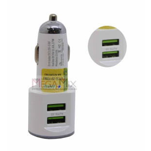 Carregador Veicular com 2 USB 20W 4.1A CJ05-4 - A'Gold