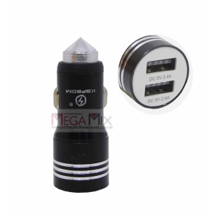 Carregador Veicular com 2 USB 4.8A KA-5020 - Kapbom