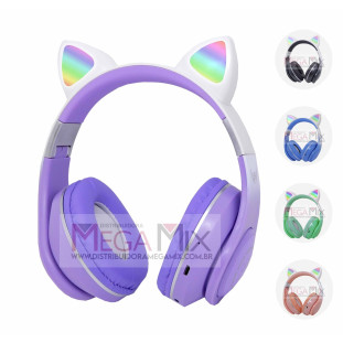 Fone de Ouvido Bluetooth Orelha de Gato B-19H - Altomex