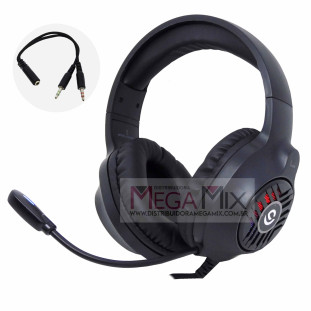 Fone de Ouvido Headset Gamer LED (USB + P3) ON-FN636 - Onistek