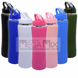 Garrafa Térmica Squeeze Inox 600ml H-2062