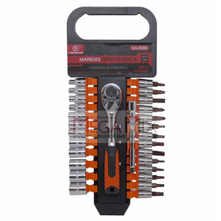 Kit de Chaves Catraca 28 Peças KA-6359 - Kapbom