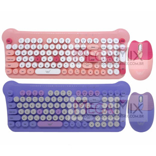 Kit Teclado e Mouse sem Fio AL-313 H - Altomex