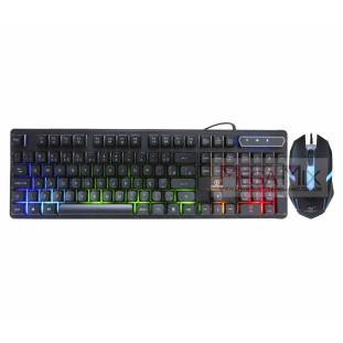 Kit Teclado e Mouse Gamer RGB USB KA-5890 - Kapbom
