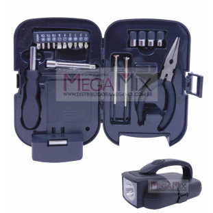 Lanterna com Kit de Ferramentas KA-6469 - Kapbom
