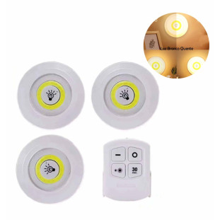 Kit Luminária LED com Controle BM-L11- Amarela - BMax