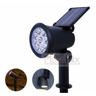 Luminária Espeto para Jardim com Placa Solar BOM-4602 - Bomvink