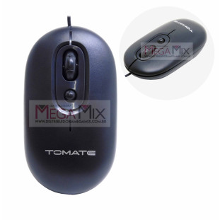 Mouse Óptico com Fio USB 2000DPI MMO-S03 - Tomate