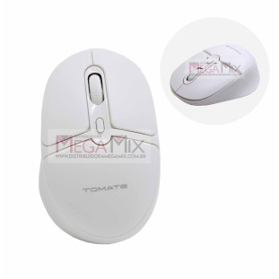 Mouse Sem Fio 1600DPI 2.4G MMO-W1 - Tomate