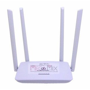 Roteador Wireless 2.4GHz com 4 Antenas KA-X336 - Kapbom