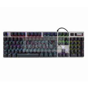 Teclado Gamer Mecânico USB RGB F3019 - Aula