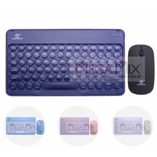 Kit Teclado e Mouse Bluetooth KA-685E - Kapbom