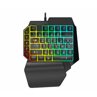 Teclado Gamer Single Hand USB RGB (Uma mão) KP-TE133 - Knup