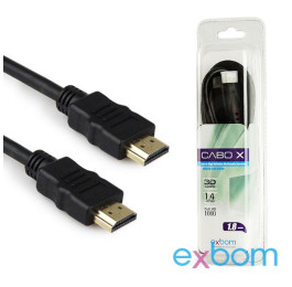 Cabo HDMI + HDMI 1.8M CBX-H18SM - Exbom