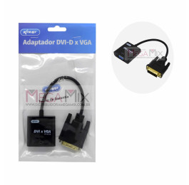 Adaptador DVI para VGA KP-AD108 - Knup 