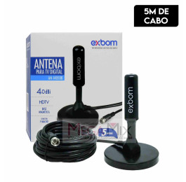 Antena Digital Interna e Externa AN-I4050B - Exbom 