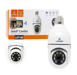 Câmera de Segurança IP Lâmpada Wi-Fi Full HD LEY-90 - Lehmox