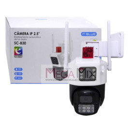 Câmera de Segurança IP Dupla com 2 Antenas SC-B30 - It-Blue