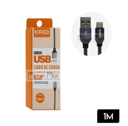 Cabo de Dados USB + Tipo C 1M KD-335C - Kaidi 