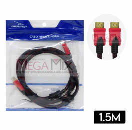 Cabo HDMI + HDMI 1.5M D-H5003 - Grasep
