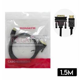 Cabo HDMI + DVI 1.5M MCB-023 - Tomate