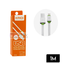Cabos de Dados USB + Micro USB (V8) 1M KD-305 - Kaidi 