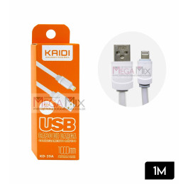 Cabo de dados USB + Iphone 1M KD-39A - Kaidi