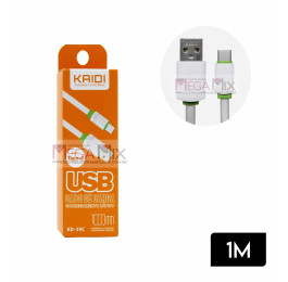 Cabo de Dados USB + Tipo C 1M KD-39C - Kaidi 