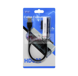 Cabo Conversor USB + Mini Sata 2.0 KP-HD822 - Knup 