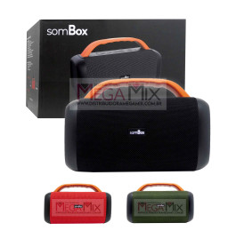Caixa de Som Bluetooth Portátil 100W D-X608 - SomBox 