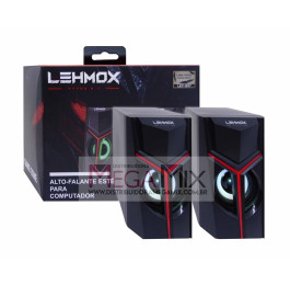 Mini Caixa de Som para PC/Notebook 6W LEY-1877 - Lehmox
