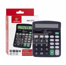 Calculadora Eletrônica 12 Dígitos KA-1171 - Kapbom