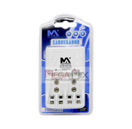 Carregador de Pilhas AA/AAA/9V MAX-882 - MaxMidia