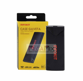 Case Gaveta para SSD M2 NGFF ECASE-M2NG50 - Infokit