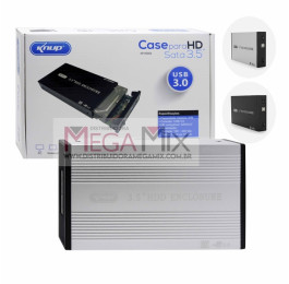 Case para HD Sata 3.5'' USB 3.0 Externo KP-HD004 - Knup