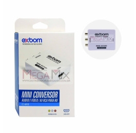 Adaptador Conversor AV para HDMI 1080P CC-AH10 (2601) - Exbom