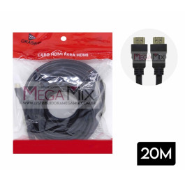 Cabo HDMI + HDMI 20M 1.4 D-H5000 - Grasep