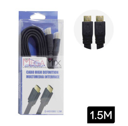 Cabo HDMI + HDMI 1.5M 1.4 D-H51000 - Grasep