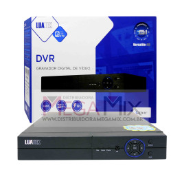 DVR 4 Canais AHD-CVI-TVI-IP LKD-104B - Luatek