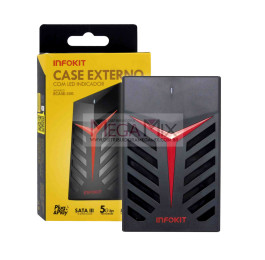 Case Externo para HD 2,5'' Sata USB 3.0 ECASE-350 - Infokit
